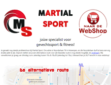 Tablet Screenshot of martial-sport.com